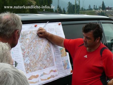 Erklärung an der geol. Karte